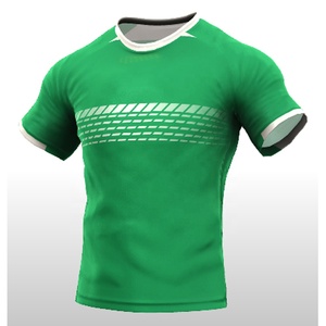 เสื้อรักบี้คุณภาพพรีเมียม OEM ปี 2026 ปรับแต่งโลโก้ สีสันสดใส ระบายอากาศได้ดี แห้งเร็ว ต้านเชื้อแบคทีเรีย ผลิตจากโพลีเอสเตอร์ 100% สำหรับผู้ชาย - Product Image 1