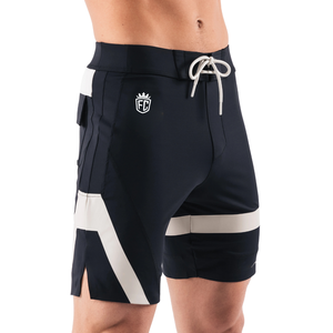 Shorts de bain pour hommes Aztec à séchage rapide, extensibles, design color block athlétique pour le surf, la plage, la natation, les sports nautiques OEM ODM - Product Image 5