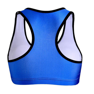 High Quality Women <b>Blue</b> Sports <b>Bra</b> High Support Workout Top Athletic Wear For Running Yoga Fitness Sports <b>Bra</b> - Product Image 3