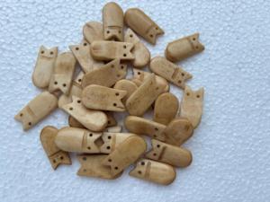 Cuentas de Hueso Hechas a Mano, Acabado Blanco Antiguo Natural, Separadores de Estilo Nativo, Componentes de Joyería Premium, Paquete a Granel para Fabricación de Joyas - Product Image 3