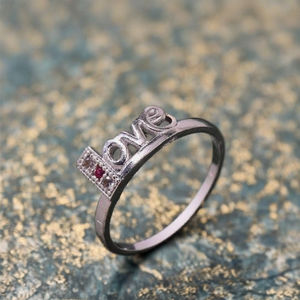 Anillo de plata fina y elegante original para mujer Redbloom para uso diario - Product Image 1