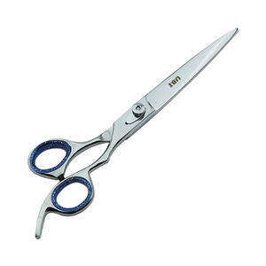 Tijeras de Barbero Profesionales Convexas para Diestros de 22 cm, Ultra Afiladas, de Acero Inoxidable 4Cr13, con Tornillo Ajustable, Mango Mediano para Cabello - Product Image 2