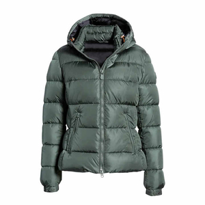 Chaqueta acolchada corta para mujer, ligera, para invierno, chaqueta acolchada extragrande con capucha, abrigo acolchado para mujer - Product Image 3