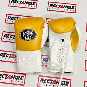 Guantes de Boxeo de Súper Calidad, Sin Boxeo No Hay Vida, Guantes de Entrenamiento con Cierre de Cordones Ajustable y Dedos Completos - Product Image 1