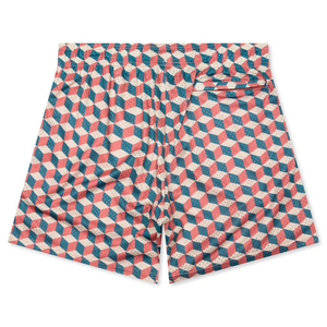 Shorts en maille pour hommes, taille élastique avec cordon de serrage, coupe confortable, séchage rapide, pour l'entraînement, le sport, la gym et la course à pied - Product Image 1