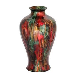 Elegante Florero de Metal Negro para Mesa, Recipiente Decorativo de Boca Ancha - Product Image 4