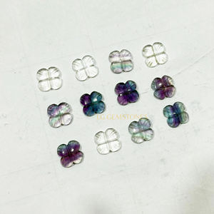 Cristal Natural y Fluorita Tallados a Mano, Piedras Preciosas Sueltas al por Mayor, Proveedor de Piedras Preciosas para Joyería de la India - Product Image 2