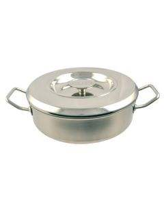 Cacerola de metal artesanal de fondo grueso y duradera para cocinar lentejas, biryani, pulao y platos preparados en una sola olla. - Product Image 4