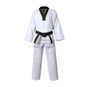 Venta Directa de Fábrica, Uniforme de Judo 100% Algodón para Bebés y Niños Pequeños, Unisex, Ropa de Artes Marciales Transpirable - Product Image 1