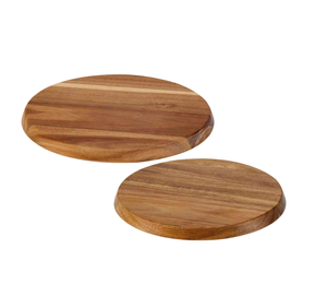 Trivet de Madera en Forma de Estrella, Trivet Redondo de Madera Natural Resistente al Calor, Antideslizante, Tapete de Cocina de Diseño Moderno - Product Image 5