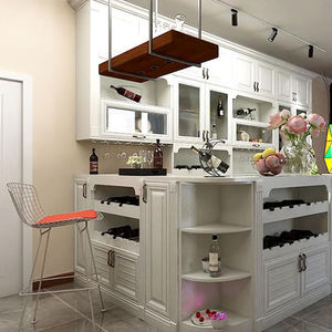 Poignées et boutons de meubles de maison à bas prix abordable pour armoire de cuisine en bois massif teinté - Product Image 5