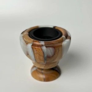 Porte-encens Minimaliste Fait Main en Bois d'Acacia et Résine Écologique, Finition Premium, Élégant, Religieux, Tendance Toutes Saisons 2026 - Product Image 2