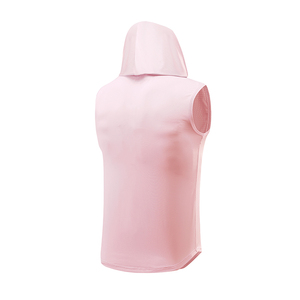 Débardeurs à capuche sans manches pour hommes, pour l'entraînement en salle de sport et la musculation - Product Image 3