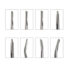 Nouvel ensemble chirurgical d'élevateurs dentaires en acier inoxydable, outils courbés pour l'extraction radiculaire et la dépose dentaire - Product Image 6