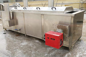 เครื่องทอดขนมขบเคี้ยวอย่างต่อเนื่องสำหรับการแปรรูปอาหารก๊าซและไฟฟ้าที่มีส่วนประกอบหลักของเครื่องยนต์ - Product Image 2