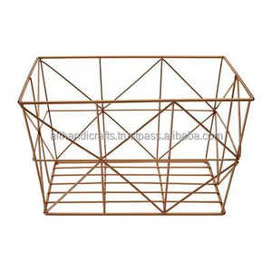 Cesta de Alambre Metálico Resistente con Diseño de Tejido Abierto para Organización de Encimeras y Estantes - Product Image 4