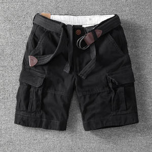 Shorts cargo décontractés pour hommes, style streetwear, amples, grandes tailles, avec ceinture, prix de gros AI-SH-42 - Product Image 6