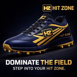 Calzado Deportivo Ligero para Cricket HIT ZONE Serie Velocity con Suela de Goma Flexible para Movimiento Rápido en el Suelo - Product Image 2