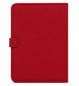 AMANI Red Jute Business Organizer with <b>Tablet</b> Pocket and <b>Pen</b> Holder H-14" W-11" Made in West Bengal - Product Image 5
