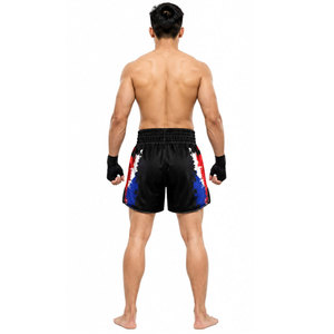 กางเกงมวยไทย MMA ผู้ชายไซส์ใหญ่ ผ้า Oxford ระบายอากาศได้ดี กันยับ แห้งเร็ว ผ้าถัก ความยาวระดับเข่า มีเชือกผูก - Product Image 4