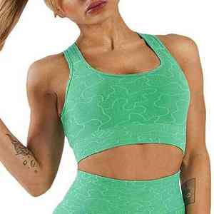 Nouvel ensemble 2 pièces élégant et respirant pour femme, col rond, en Spandex/Polyester, idéal pour le fitness et le yoga, collection 2026 - Product Image 5