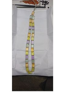 Perles cylindriques facettées multicolores 100% naturelles, semi-précieuses, 10x15 mm, brin de 16 pouces, 32 pièces pour la création de bijoux - Product Image 6