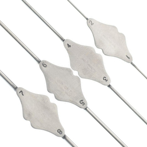 Sonde utérine graduée en acier inoxydable, double extrémité, pour obstétrique et gynécologie, instrument chirurgical réutilisable, certifié CE - Product Image 6