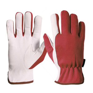 Soft and Comfortable Goat Grain Leather Mechanic Assembly <b>Gloves</b> Industrial Safety Hand Protection for Gardening - Product Image 6