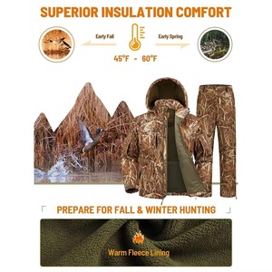 ชุดล่าสัตว์แบบกำหนดเองชุดสำหรับมืออาชีพชุดล่าสัตว์กันน้ำกลางแจ้งชุดล่าสัตว์ - Product Image 3