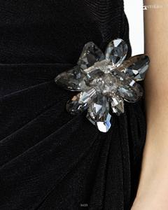 Vestido de Fiesta Elegante para Mujer al por Mayor Gala Statement, Vestido de Noche con Pedrería y Cuello Halter ET3425, Atuendo Elegante para Banquete - Product Image 6