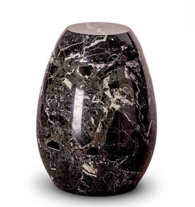 Refined Onyx Polished Eco-Friendly <b>Memorial</b> Urn Dignified Cremation Ashes Urn for Human Remains Wholesale Custom-Carved Funeral - Product Image 5