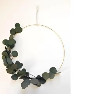 Vintage Style Metal Wreath <b>Wall</b> Hanging Home Livingroom Indoor Door Decoration <b>Christmas</b> Decoration Wreath Garland - Product Image 4