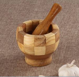 Mortier et pilon pour la cuisine domestique, pilon à épices, presse-pilon pour usage artisanal à bas prix - Product Image 1