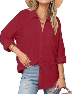 Customized Design Women's Hawaiian Shirt Beach Wear for Women Summer Short Sleeve Shirt Blouse Tops for Vacation Female Shirts - Product Image 2