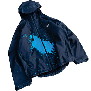 2026 Trendy Customized Design Zip up <b>Heat</b> Reactive Fabric <b>Heat</b> Reactive Jacket Windbreaker <b>Coat</b> Blue <b>Heat</b> Reactive Men's Jackets - Product Image 6
