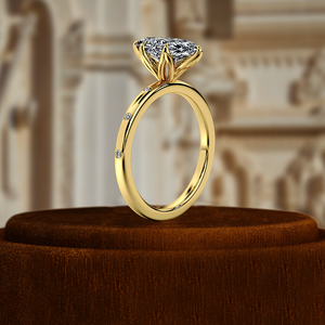 Anillo de Compromiso con Diamante de Corte Marquesa de 1 Quilate Certificado por IGI, Anillo de Compromiso Clásico Solitario, Anillo de Propuesta de Matrimonio Certificado por IGI - Product Image 4