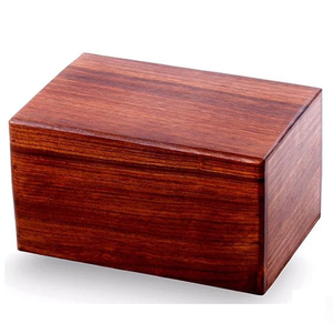 Urna de madera con estampado de pata humana de latón, caja de ataúd conmemorativa, barata y al mejor precio, urna recién llegada hecha a mano, urna de madera para mascotas para cenizas - Product Image 5
