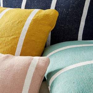 Modern Striped Linen Cushion Cover Decorative <b>Sofa</b> Pillow Cover for Home Decor - Product Image 2