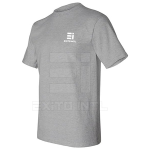 เสื้อยืดคอกลมผู้ชาย OEM ออกแบบโลโก้ตามสั่ง ผ้าโพลีเอสเตอร์/คอตตอน ระบายอากาศได้ดี คุณภาพสูง ทรงปกติ สีพื้น ขายส่ง - Product Image 3