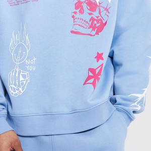 Nuevo Conjunto Deportivo de 2 Piezas para Hombre, Estilo Pullover con Bolsillos en las Mangas, Estilo Stacked, a la Moda - Product Image 6