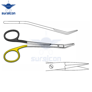 Ciseaux Giunta 13,5 cm / 5-1/4 pouces à lame dentelée Super Cut TC, instrument chirurgical médical de précision - Product Image 4