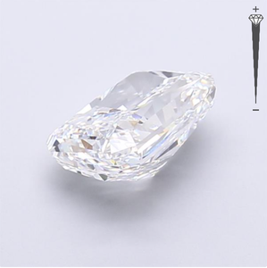 Diamante Sintético Cultivado en Laboratorio con Certificación IGI, Corte Radiante de 3.59 CT, Color D, Claridad VVS1, LG 772678528, ROYAL GEMS, para Joyería - Product Image 4