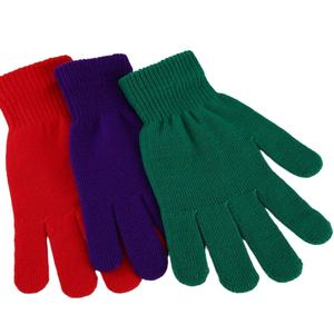 Unisex <b>Touchscreen</b> <b>Gloves</b> Plain Stretch Knitted Acrylic/Cotton Full Finger Warmth Breathable Eco-Friendly Daily Sports Winter - Product Image 2