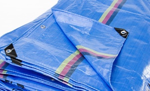 Wholesale Custom Anti-Tear PE Tarpaulin Waterproof Moisture-Proof High Quality Matte Surface Offering Cutting Plastic Sheets - Product Image 2