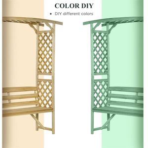 Panca da Giardino per Esterni, Elegante Arredo da Patio per Sedute Confortevoli - Product Image 5