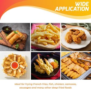 Direct Factory Sale Heavy Duty Stainless Steel Fry Basket with Non-Slip Handle Deep Fryer Food <b>Strainer</b> Metal Construction - Product Image 6