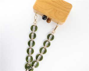 60CM Long Tortoiseshell Marble Acrylic Purse Chain Handle <b>Strap</b> <b>Replacement</b> for Handbag or Shoulder <b>Bag</b> - Product Image 3