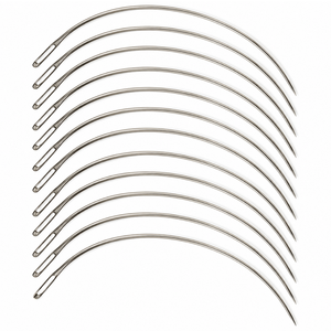 12 Aiguilles à Crochet en Acier Inoxydable Style C pour Extensions de Cheveux, Outils de Tissage Courbé pour Salon de Coiffure MANAN INSTRUMENTS Modèle MI-HN-03 - Product Image 6