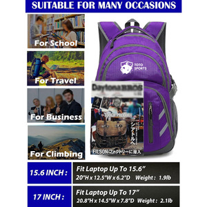 Meilleur fournisseur, prix de gros, logo personnalisé, fermeture éclair lisse, grande capacité, multi-poches, fermeture éclair légère, respirant, sac à dos pour étudiants - Product Image 6