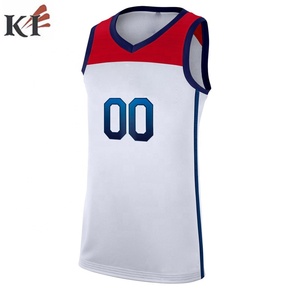 Camiseta de Baloncesto Personalizada de Alta Calidad para Hombre, Color Sólido, Secado Rápido, Cuello en V, Manga Corta, 100% Poliéster, Transferencia Térmica - Product Image 2